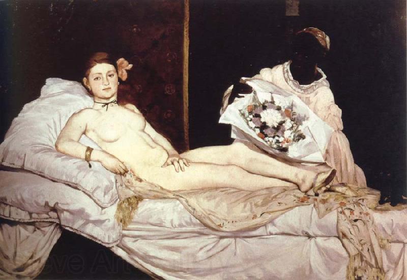Edouard Manet olympia Norge oil painting art